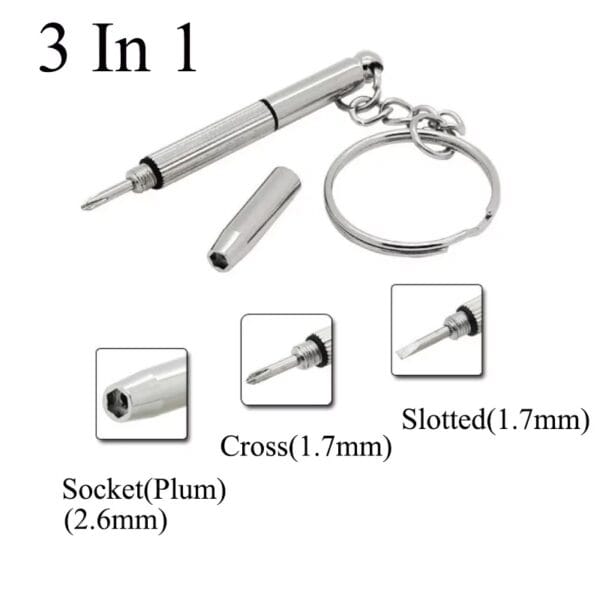Mini Screwdriver Set 1.7mm 2.6mm Slotted Phillips Hex Phone Computer Camera Glasses Maintenance Repair Tools Screwdriver