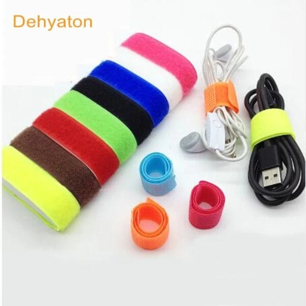 5pcs Cable winder wrapped Cord Line Plug Earphonecable Bobbin Clip Holder Wire Organizer