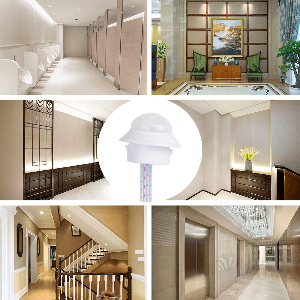220V Human Motion Body Infrared IR Sensor Automatic Light Switch ...