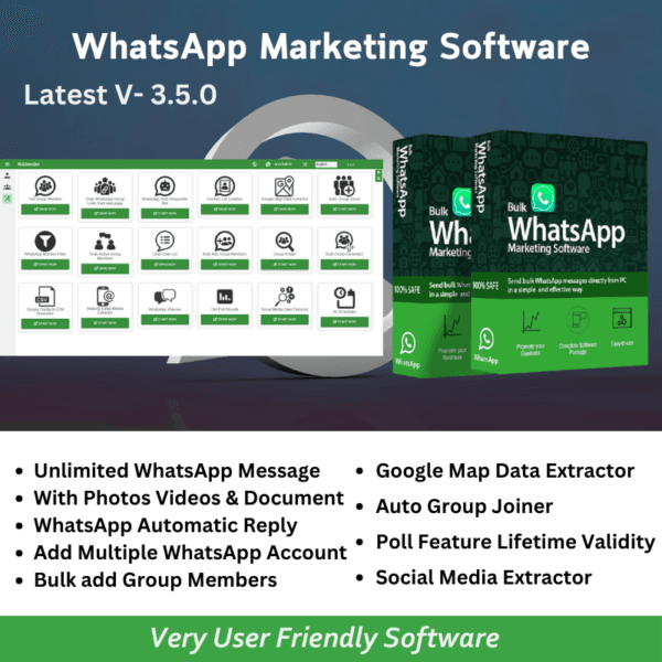 WaSender Bulk WhatsApp Sender + Group Sender + WhatsApp Auto Reply Bot (V3.5.0)
