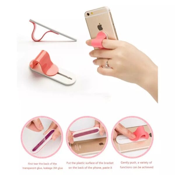 Universal Finger Phone Holder Finger Cellphone Holder for Plastic Anti Slip Holder Stand For Smartphone