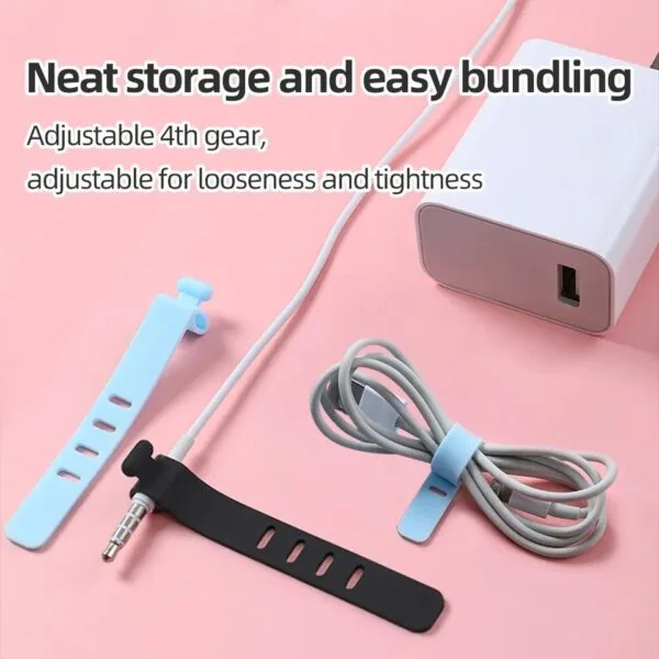 3pcs Cable Protector Cable Winder Organizer Wire Data Line Holder Line Fixer Winder Wrap Cord Headset Accessories